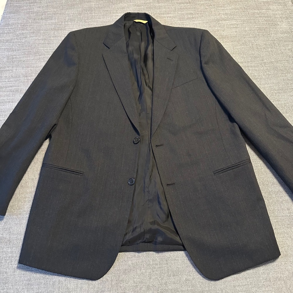 Donna Karan Signature Blazer Mens Charcoal Grey  Italy no size